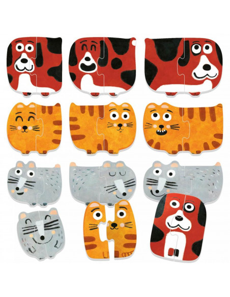 Headu Ecoplay - Puzzle-Uri Progresive - Mic Sau Mare?,HE28511