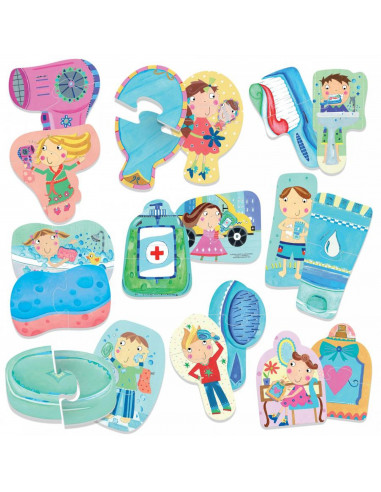 Headu Ecoplay - Puzzle-Uri Set Infrumusetare,HE28504