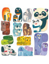 Headu Ecoplay - Puzzle-Uri Animalute Cu Pui,HE28542