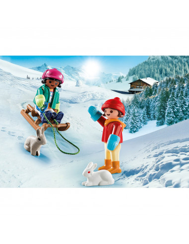 Playmobil - Copii Cu Sanie,70250