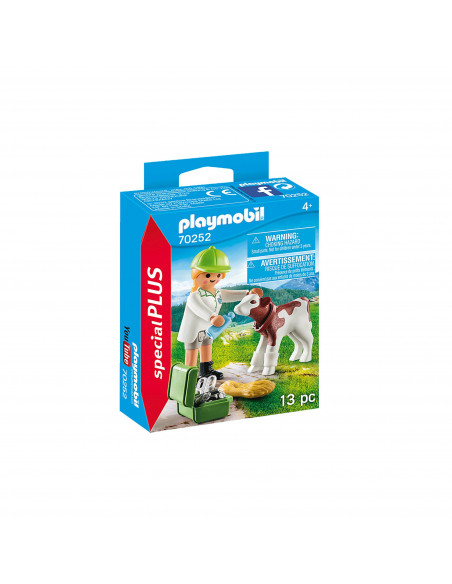 Playmobil - Veterinar Cu Vitel,70252