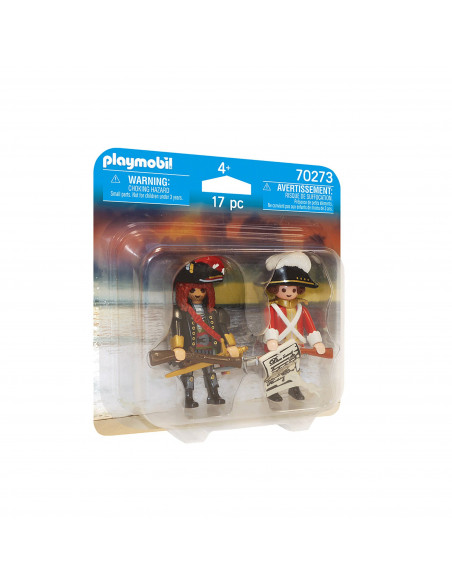 Playmobil - Set 2 Figurine Pirat Si Soldat,70273