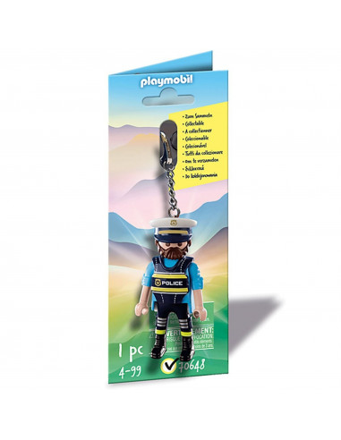Playmobil - Breloc Politist,70648