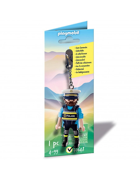 Playmobil - Breloc Politist,70648