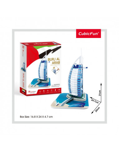 Cubic Fun - Puzzle 3D Burj Al Arab (Nivel Mediu 46