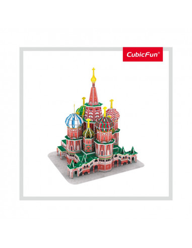 Cubic Fun - Puzzle 3D Catedrala St. Basil (Nivel Mediu 92