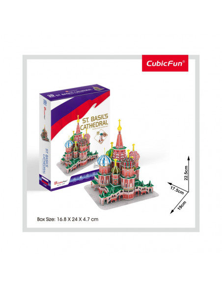 Cubic Fun - Puzzle 3D Catedrala St. Basil (Nivel Mediu 92