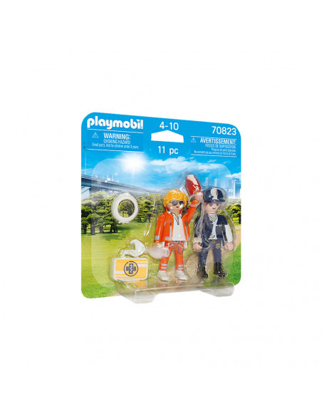 Playmobil - Set 2 Figurine - Doctor Si Politist,70823