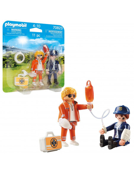 Playmobil - Set 2 Figurine - Doctor Si Politist,70823