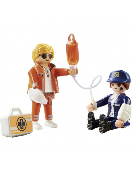 Playmobil - Set 2 Figurine - Doctor Si Politist,70823
