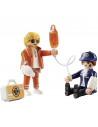 Playmobil - Set 2 Figurine - Doctor Si Politist,70823
