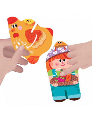 Headu Teacher Tested - Puzzle Tactil Ferma,HE24889