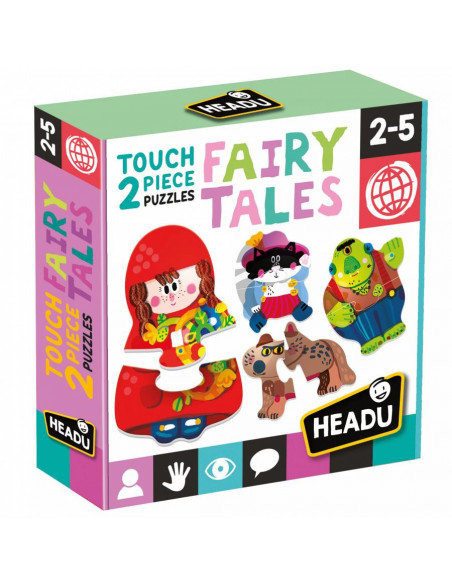 Headu Teacher Tested - Puzzle Tactil Personaje Basm,HE24919