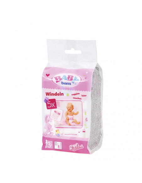 Zapf Baby Born - Scutece, 5 Buc,ZF826508