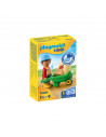 Playmobil - 1.2.3 Muncitor Cu Roaba,70409