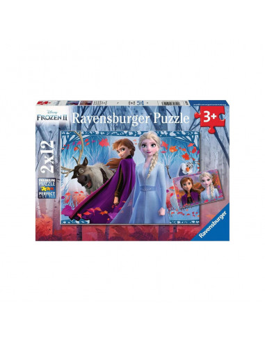 Puzzle Frozen II, 2X12 Piese,RVSPC05009