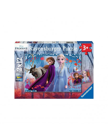 Puzzle Frozen II, 2X12 Piese,RVSPC05009