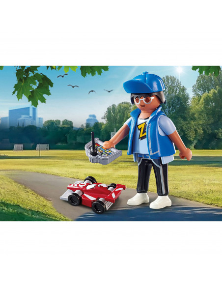 Playmobil - Figurina Baietel Cu Masinuta,70561