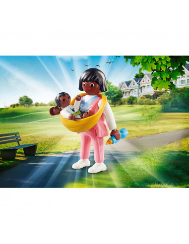 Playmobil - Figurina Mama Cu Bebelus,70563