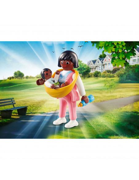 Playmobil - Figurina Mama Cu Bebelus,70563