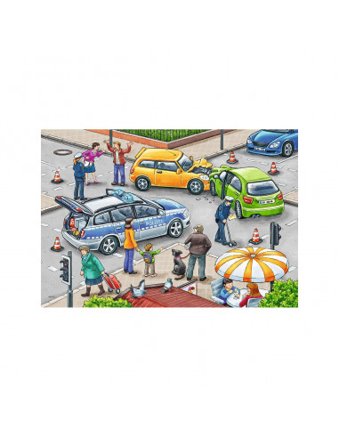 Puzzle Politie, 2X12 Piese,RVSPC07578