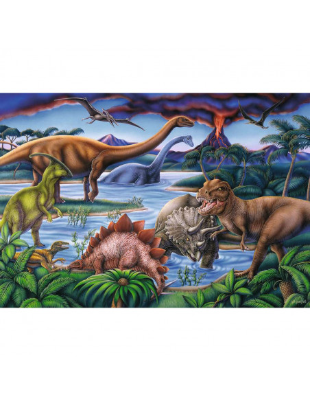 Puzzle Locul De Joaca Al Dinozaurilor, 35 Piese,RVSPC08613