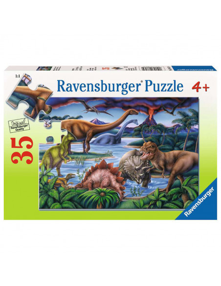 Puzzle Locul De Joaca Al Dinozaurilor, 35 Piese,RVSPC08613