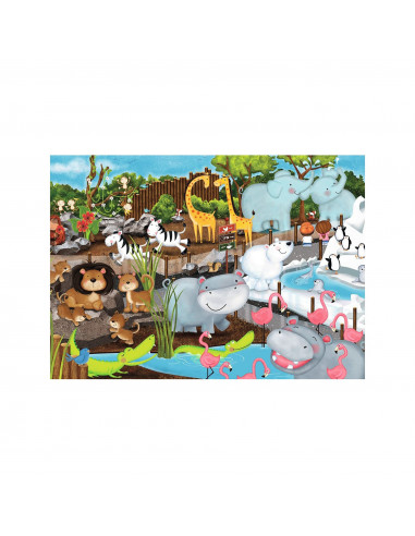 Puzzle Animale De La Zoo, 35 Piese,RVSPC08778