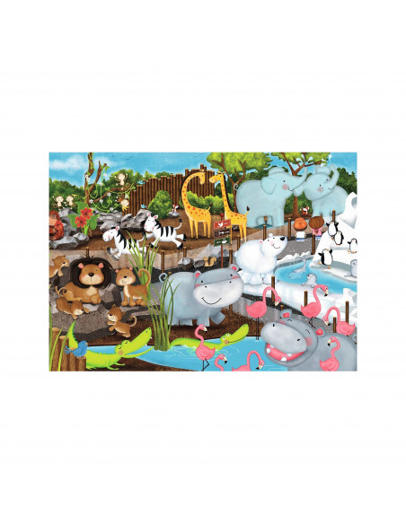 Puzzle Animale De La Zoo, 35 Piese,RVSPC08778