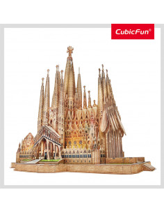 Cubic Fun - Puzzle 3D Sagrada Familia 696 Piese,CUL530h