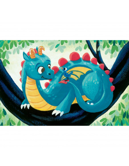 Puzzle In Cutie Dragon, 6 Piese,RVSPC05139