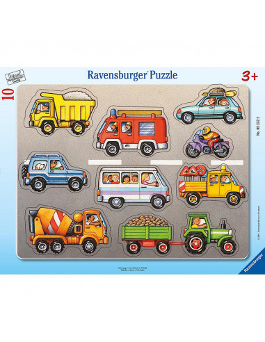Puzzle Tip Rama Vehicule, 10 Piese,RVSPC05232