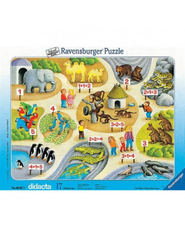 Puzzle Tip Rama Sa Numaram Pana La 5, 17 Piese,RVSPC05233