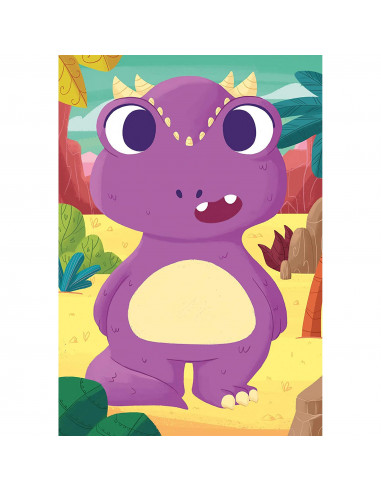 Puzzle Mix&Match Dinozauri, 3X24 Piese,RVSPC05197