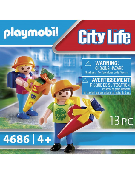 Playmobil - Prima Zi De Scoala A Copiilor,4686