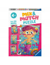 Puzzle Mix&Match Sirene Si Monstri, 3X24 Piese,RVSPC05597