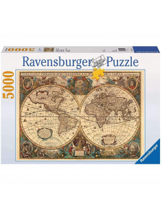 Puzzle Harta Antica A Lumii, 5000 Piese,RVSPA17411 2