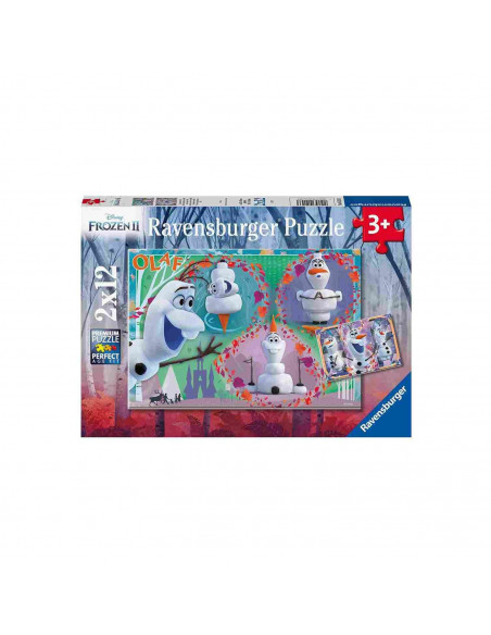 Puzzle Olaf, 2X12 Piese,RVSPC05153