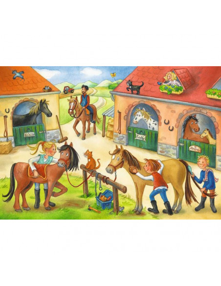 Puzzle Caluti, 2X12 Piese,RVSPC05178
