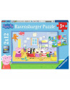 Puzzle Peppa Pig, 2X12 Piese,RVSPC05574