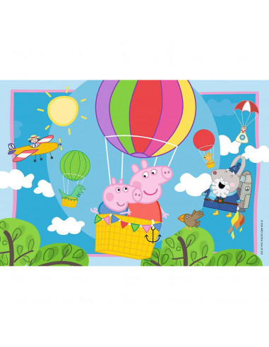 Puzzle Peppa Pig, 2X12 Piese,RVSPC05574