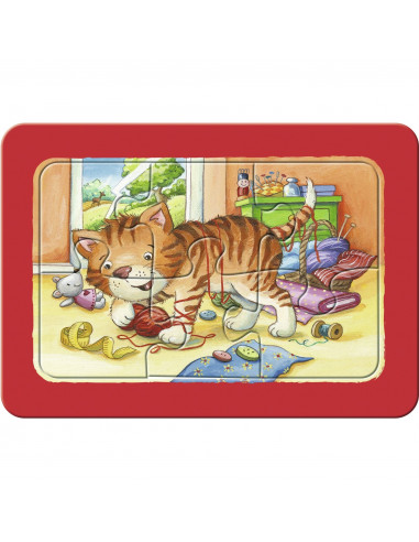 Puzzle Animalute, 3X6 Piese,RVSPC07062