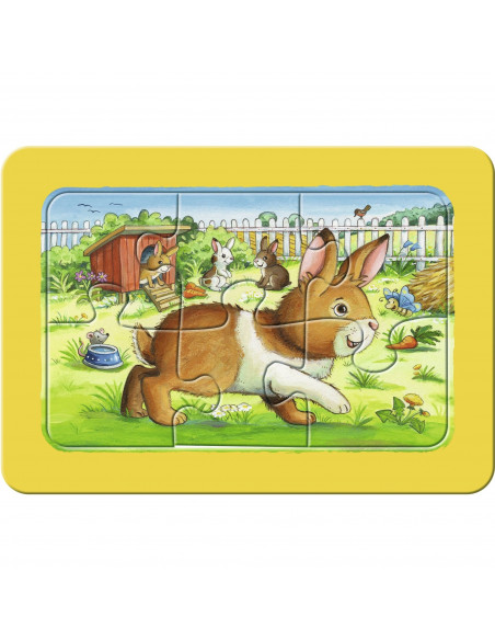 Puzzle Animalute, 3X6 Piese,RVSPC07062