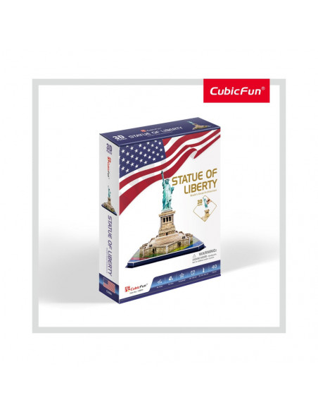 Cubic Fun - Puzzle 3D Statuia Libertatii (Nivel Mediu 39
