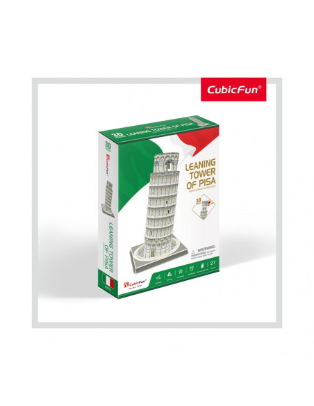 Cubic Fun - Puzzle 3D Turnul Din Pisa (Nivel Mediu 27