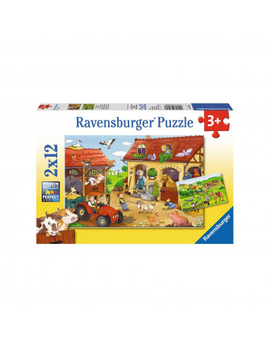 Puzzle Munca La Ferma, 2X12 Piese,RVSPC07560