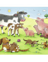 Puzzle Familii Fericite De Animale, 2X12 Piese,RVSPC07590