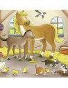 Puzzle Familii Fericite De Animale, 2X12 Piese,RVSPC07590