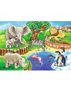 Puzzle Zoo, 2X12 Piese,RVSPC07602