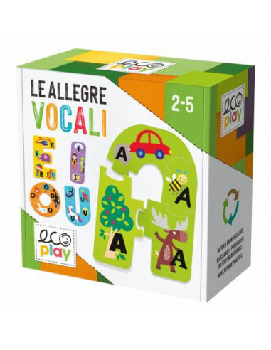 Headu Ecoplay - Joc Sa Invatam Vocalele,HE27965
